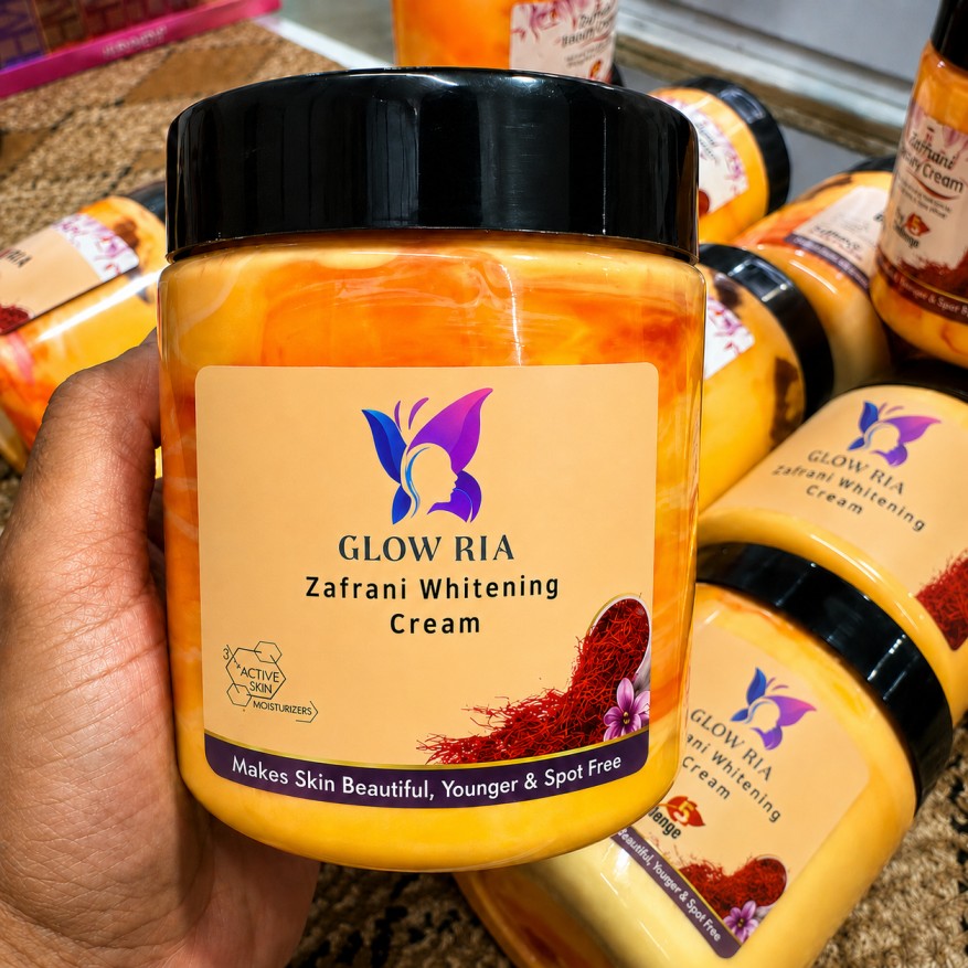 Zafrani Whitening Serum Cream Essential Skincare Accessory For Daily Life 250g