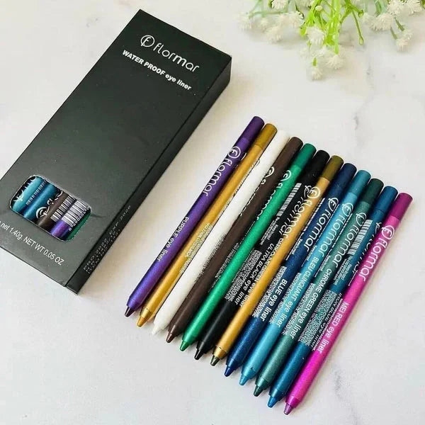 Flormar Glitter Eye And Lip Liner Pack Of 12